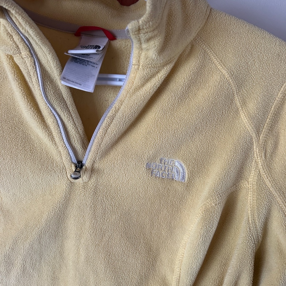 The North Face Light Yellow Fleece Jacket